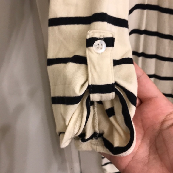 Striped 3/4 sleeve blouse - Picture 4 of 4